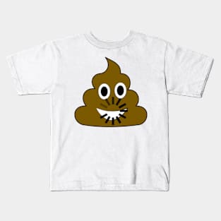 Cute Poop Loading Kids T-Shirt